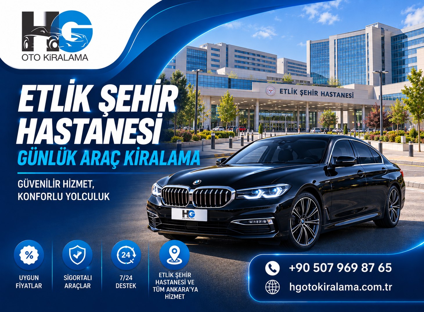 Etlik Şehir Hastanesi Araç Kiralama